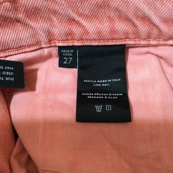 J Brand Women’s Jules High Rise Jean Painted Portal Shorts Frayed Hem Size 27 - Picture 6 of 13